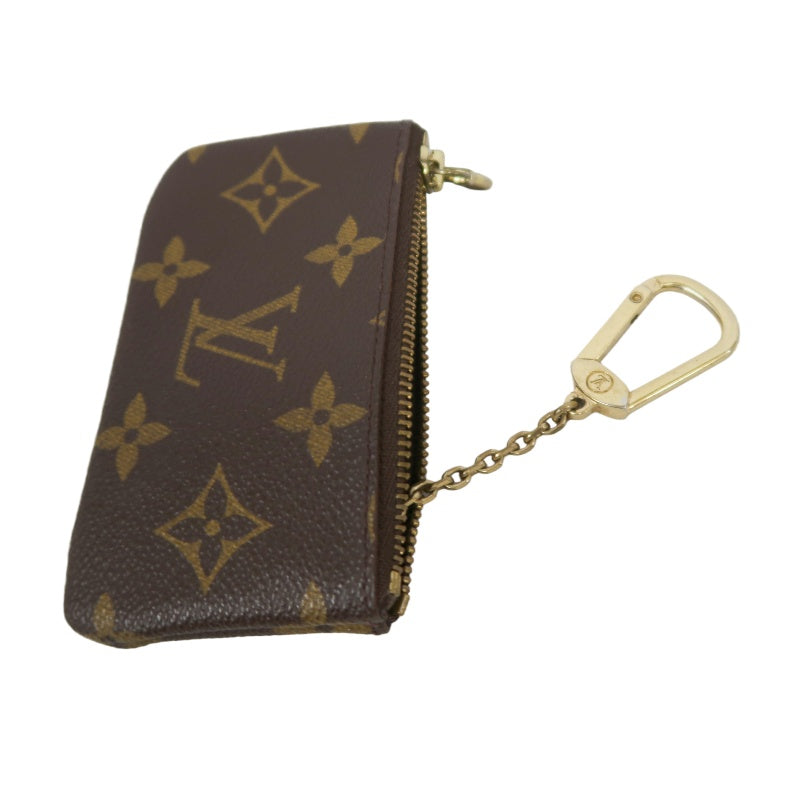 LOUIS VUITTON  Pochette Cle Monogram Brown PVC Coin Case