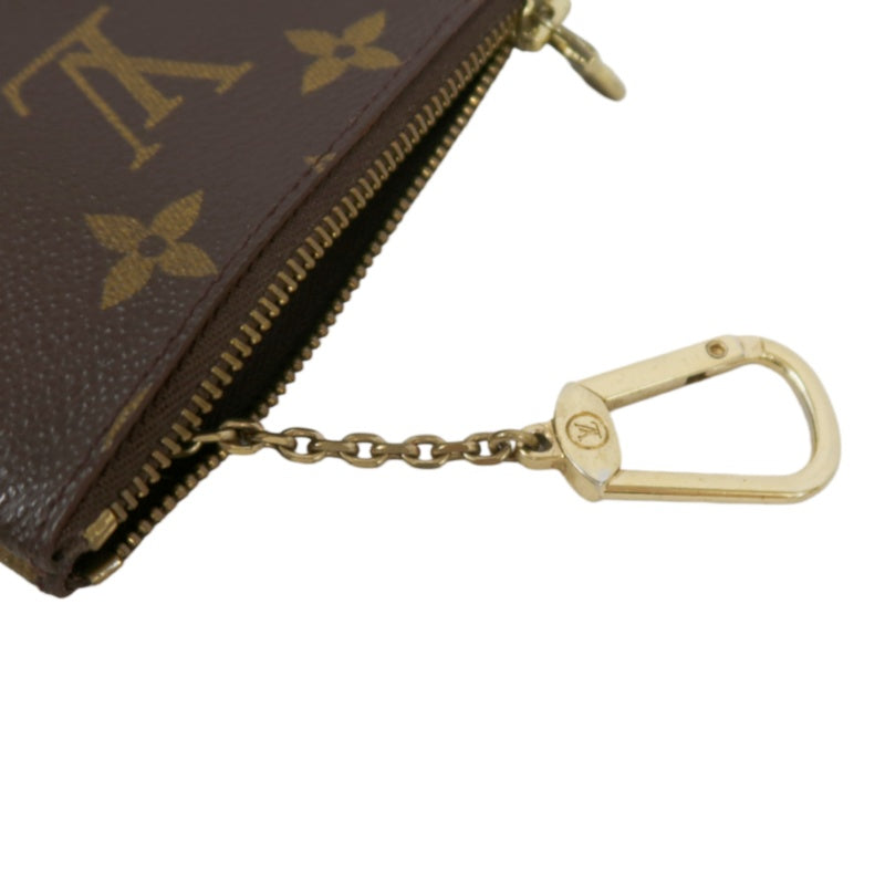 LOUIS VUITTON  Pochette Cle Monogram Brown PVC Coin Case