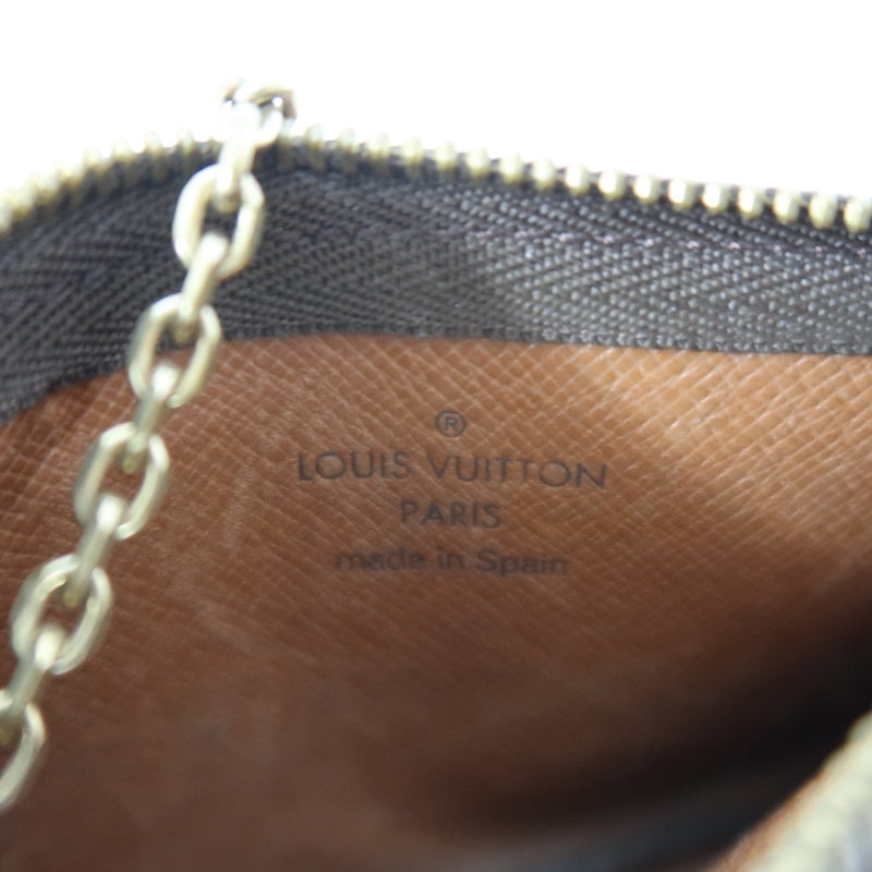 LOUIS VUITTON  Pochette Cle Monogram Brown PVC Coin Case