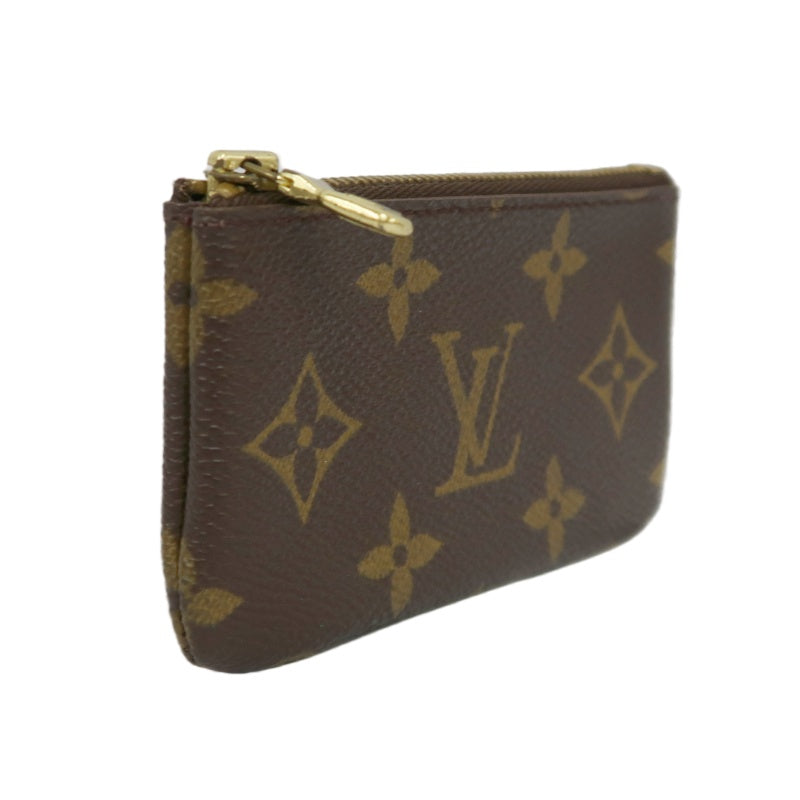 LOUIS VUITTON  Pochette Cle Monogram Brown PVC Coin Case
