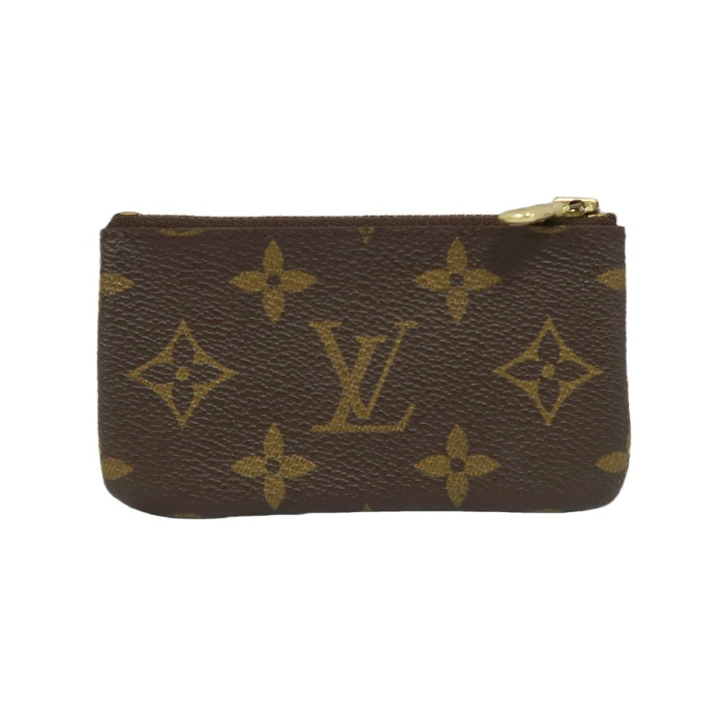 LOUIS VUITTON  Pochette Cle Monogram Brown PVC Coin Case