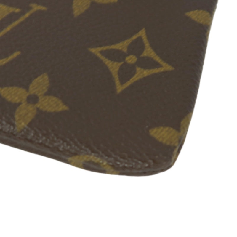 LOUIS VUITTON  Pochette Cle Monogram Brown PVC Coin Case