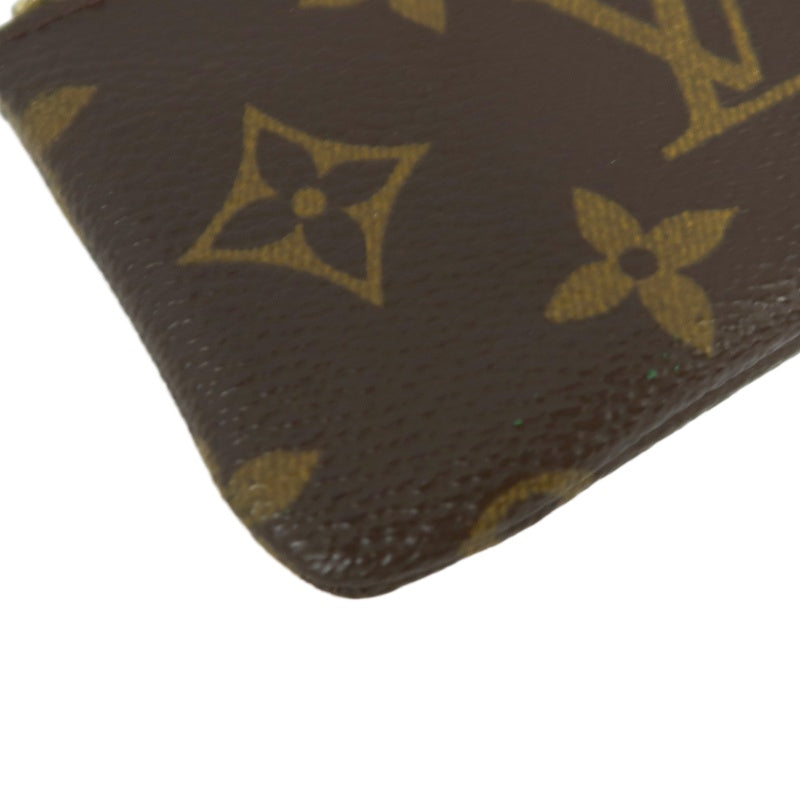 LOUIS VUITTON  Pochette Cle Monogram Brown PVC Coin Case