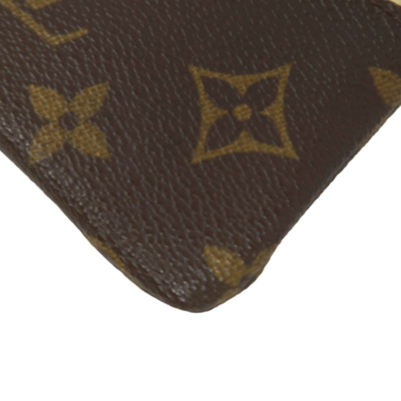 LOUIS VUITTON  Pochette Cle Monogram Brown PVC Coin Case