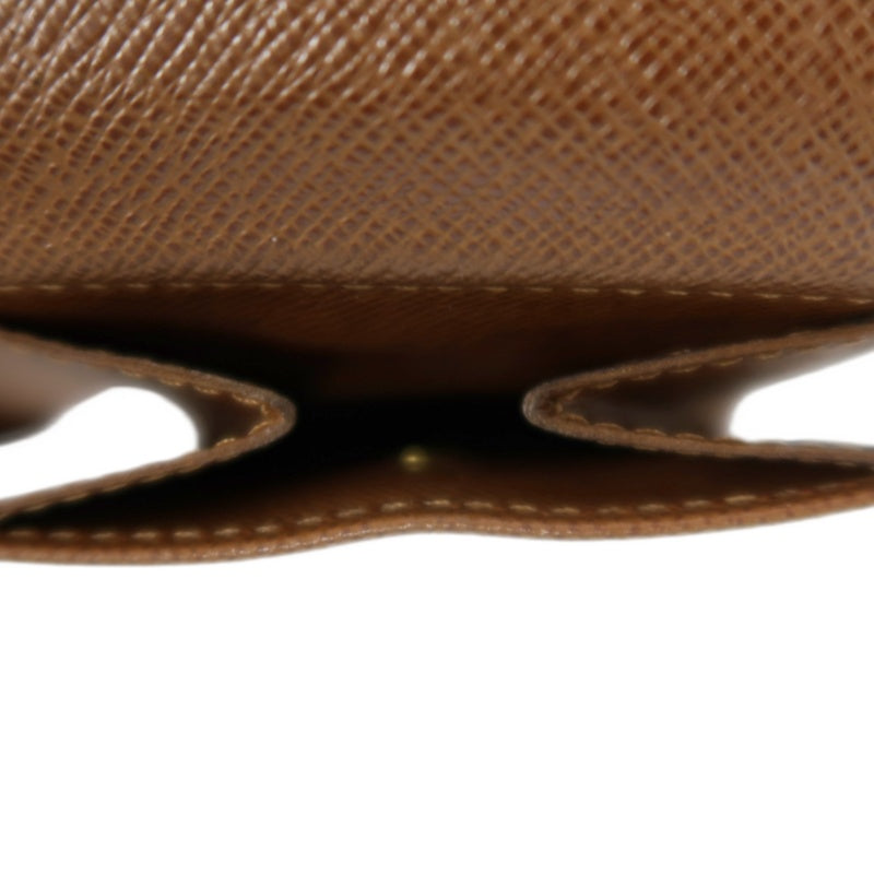 LOUIS VUITTON Monogram Bifold Wallet PVC Brown