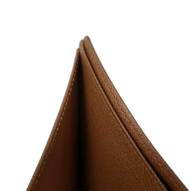 LOUIS VUITTON Monogram Bifold Wallet PVC Brown