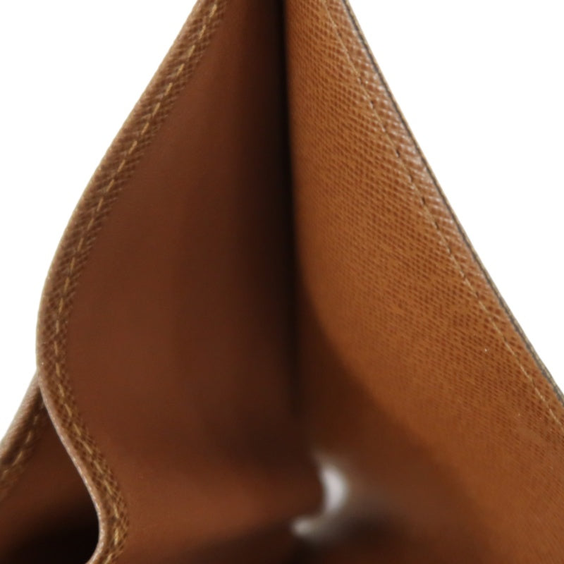 LOUIS VUITTON Monogram Bifold Wallet PVC Brown