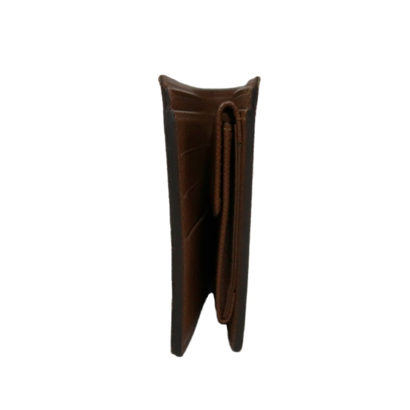LOUIS VUITTON Monogram Bifold Wallet PVC Brown
