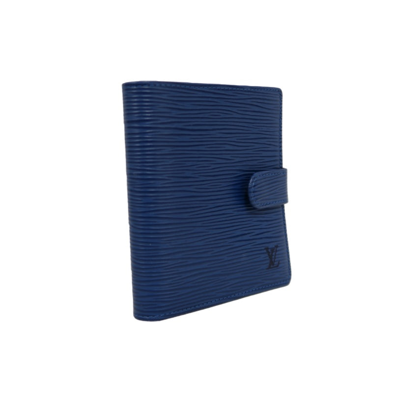 LOUIS VUITTON Epi Leather Porte-Billets Wallet Blue
