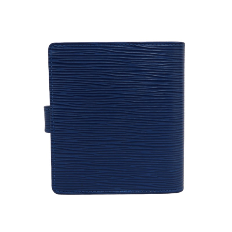 LOUIS VUITTON Epi Leather Porte-Billets Wallet Blue