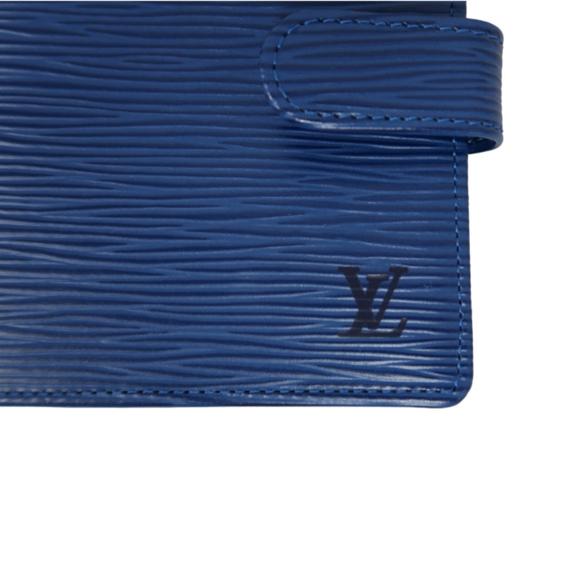 LOUIS VUITTON Epi Leather Porte-Billets Wallet Blue