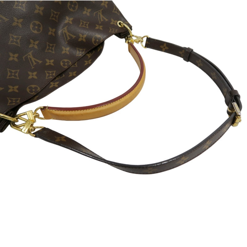 LOUIS VUITTON Metis Monogram Brown Shoulder Bag with Shoulder Strap