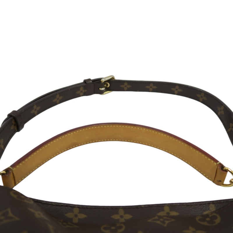 LOUIS VUITTON Metis Monogram Brown Shoulder Bag with Shoulder Strap