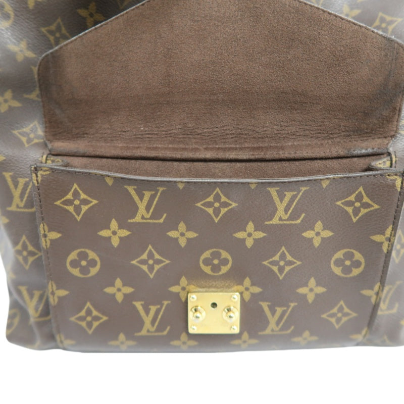 LOUIS VUITTON Metis Monogram Brown Shoulder Bag with Shoulder Strap