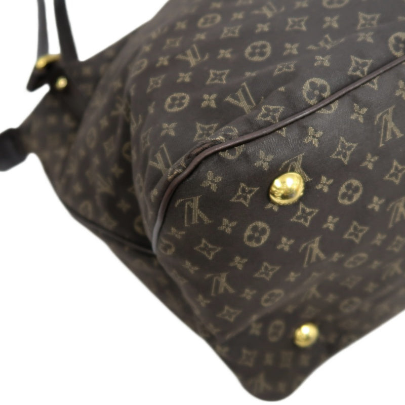 LOUIS VUITTON Ballade Monogram Ideal Shoulder Bag Brown Denim