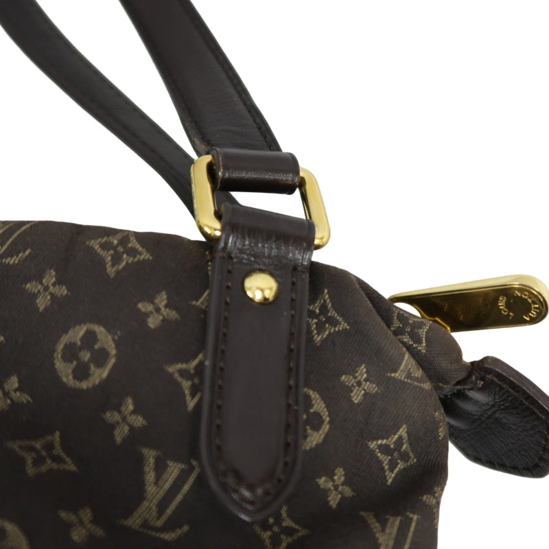 LOUIS VUITTON Ballade Monogram Ideal Shoulder Bag Brown Denim