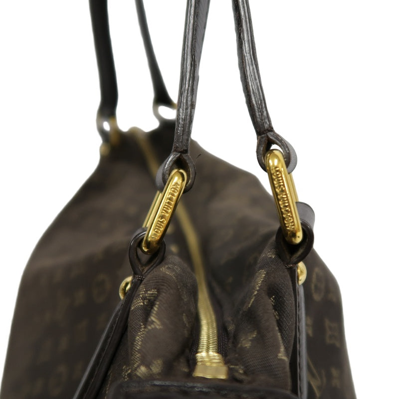 LOUIS VUITTON Ballade Monogram Ideal Shoulder Bag Brown Denim