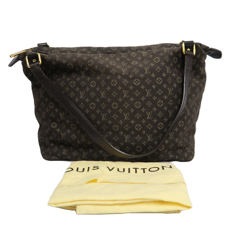 LOUIS VUITTON Ballade Monogram Ideal Shoulder Bag Brown Denim