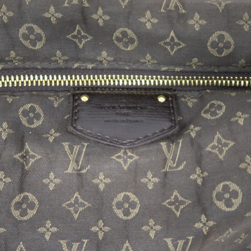 LOUIS VUITTON Ballade Monogram Ideal Shoulder Bag Brown Denim