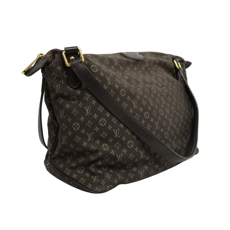 LOUIS VUITTON Ballade Monogram Ideal Shoulder Bag Brown Denim