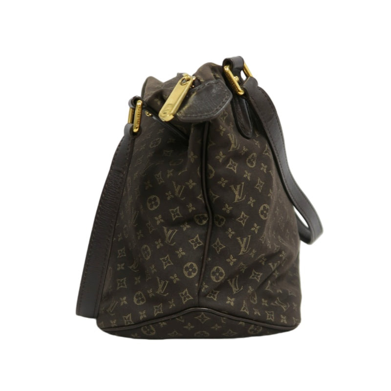 LOUIS VUITTON Ballade Monogram Ideal Shoulder Bag Brown Denim
