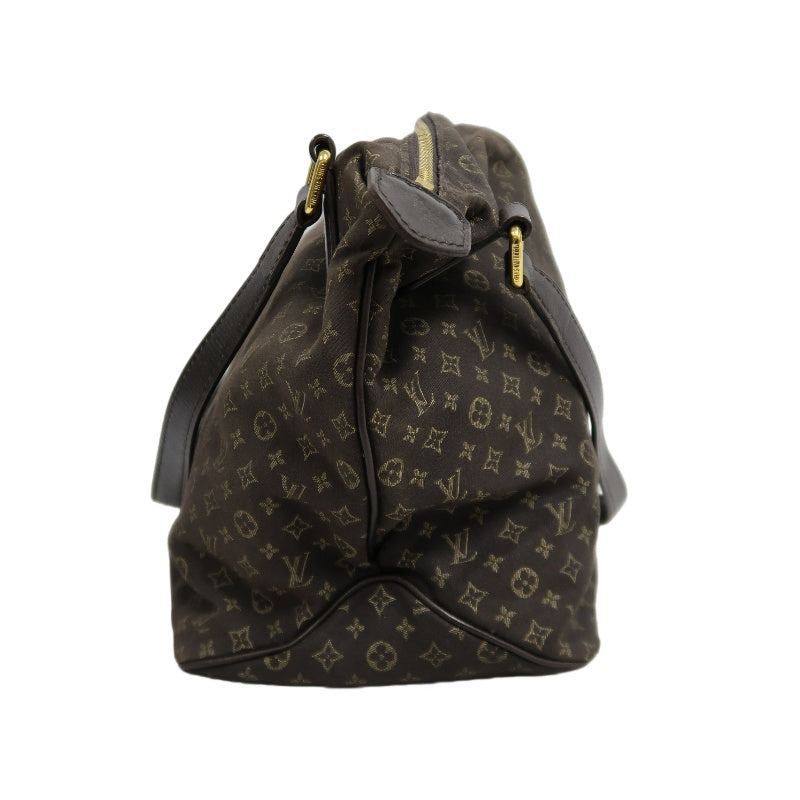 LOUIS VUITTON Ballade Monogram Ideal Shoulder Bag Brown Denim