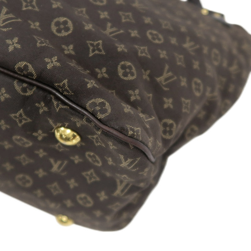LOUIS VUITTON Ballade Monogram Ideal Shoulder Bag Brown Denim