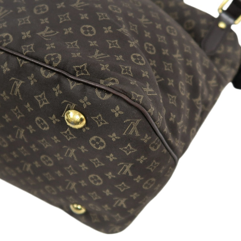 LOUIS VUITTON Ballade Monogram Ideal Shoulder Bag Brown Denim