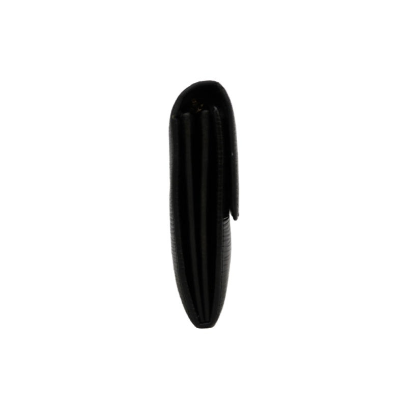 LOUIS VUITTON Epi Leather Long Snap Wallet Black