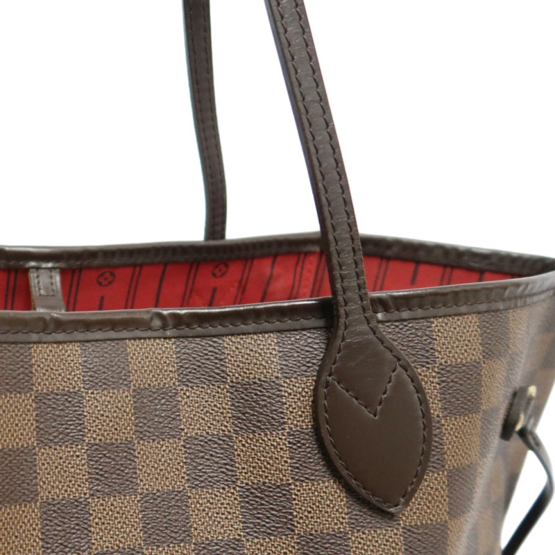 LOUIS VUITTON Damier Neverfull Tote Bag Canvas Brown