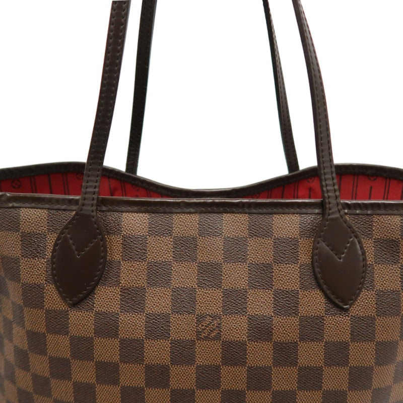 LOUIS VUITTON Damier Neverfull Tote Bag Canvas Brown