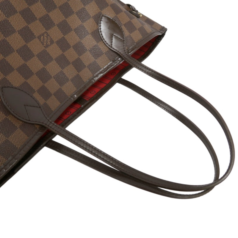 LOUIS VUITTON Damier Neverfull Tote Bag Canvas Brown