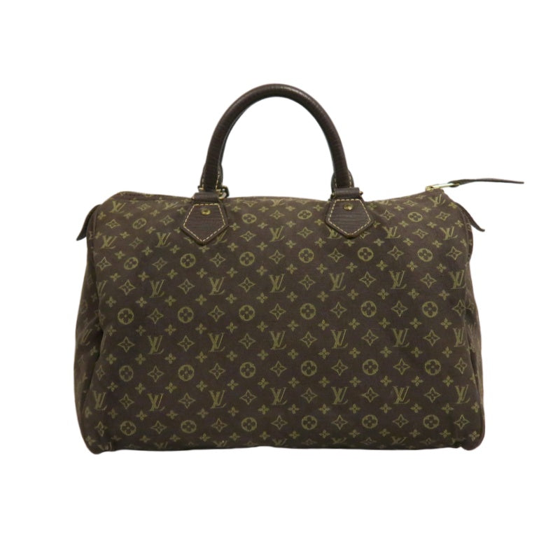 LOUIS VUITTON Speedy 30 Monogram Ideal Handbag Brown Denim