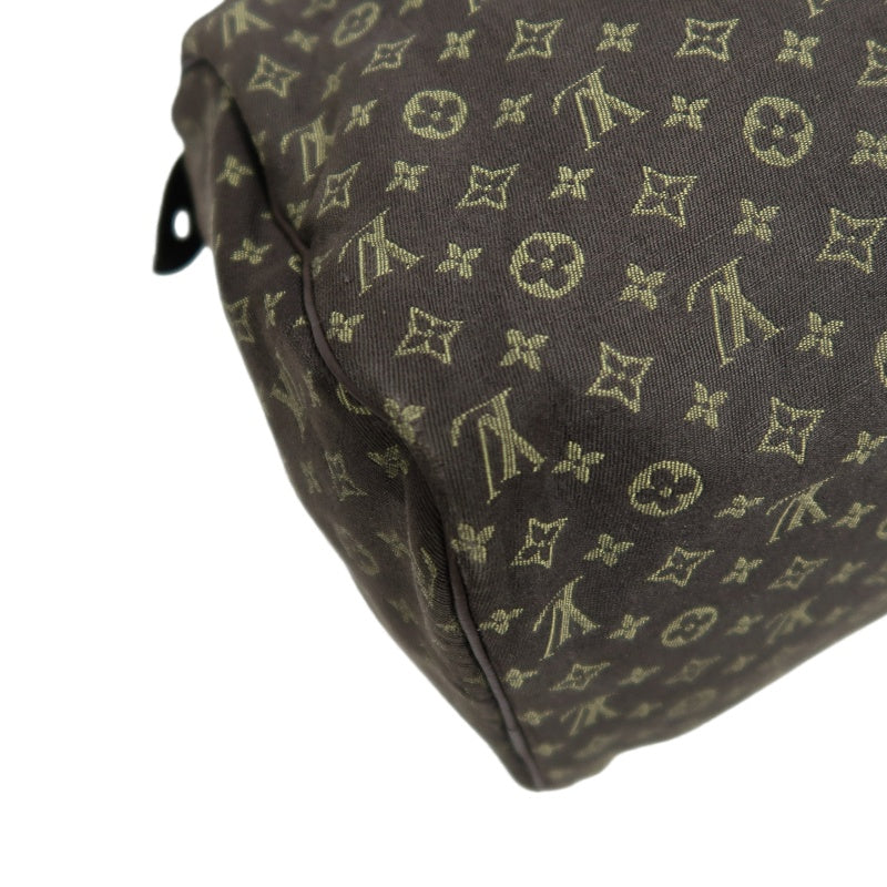 LOUIS VUITTON Speedy 30 Monogram Ideal Handbag Brown Denim