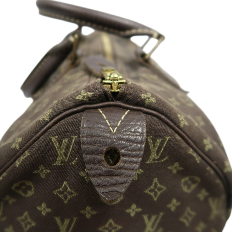LOUIS VUITTON Speedy 30 Monogram Ideal Handbag Brown Denim