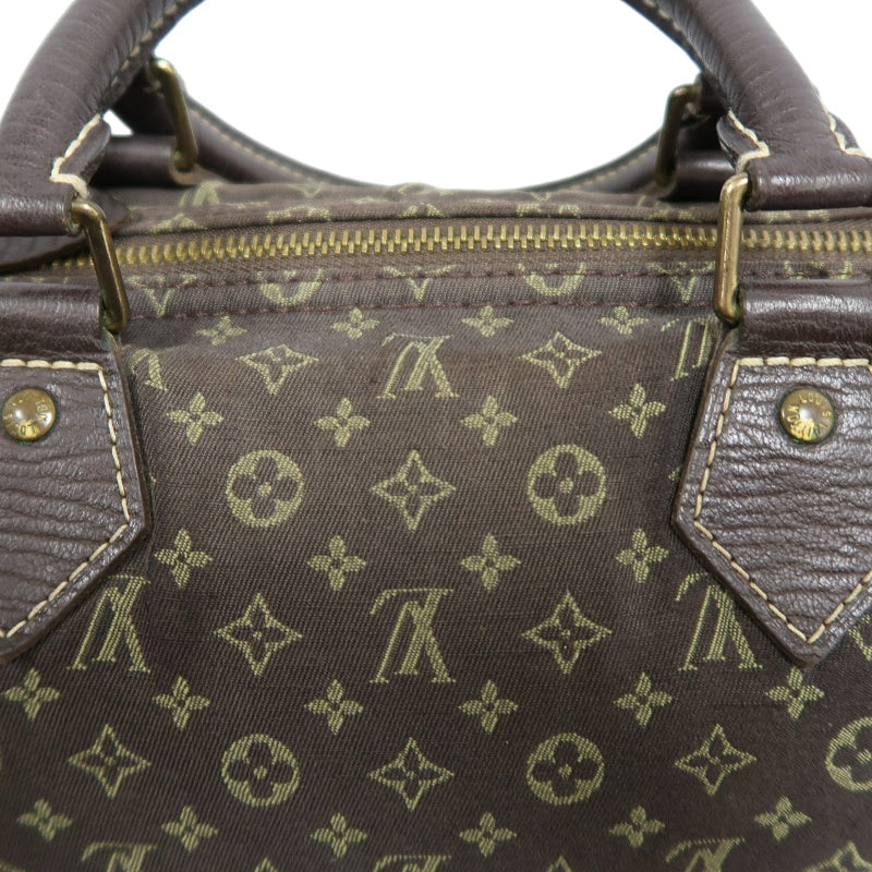 LOUIS VUITTON Speedy 30 Monogram Ideal Handbag Brown Denim