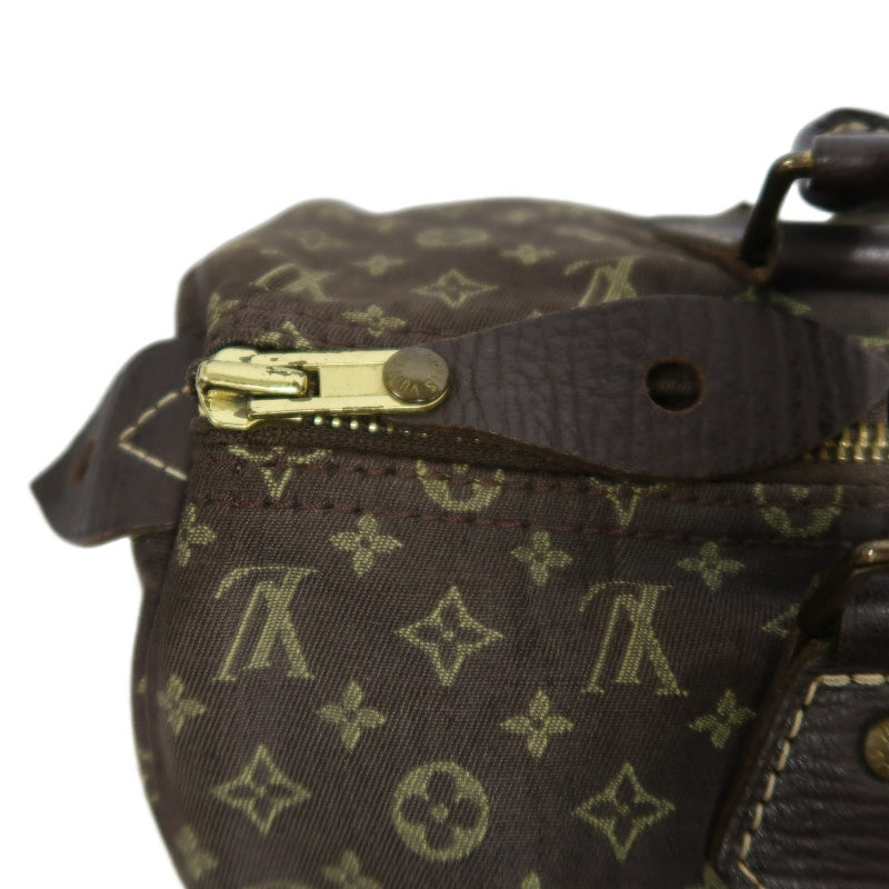 LOUIS VUITTON Speedy 30 Monogram Ideal Handbag Brown Denim