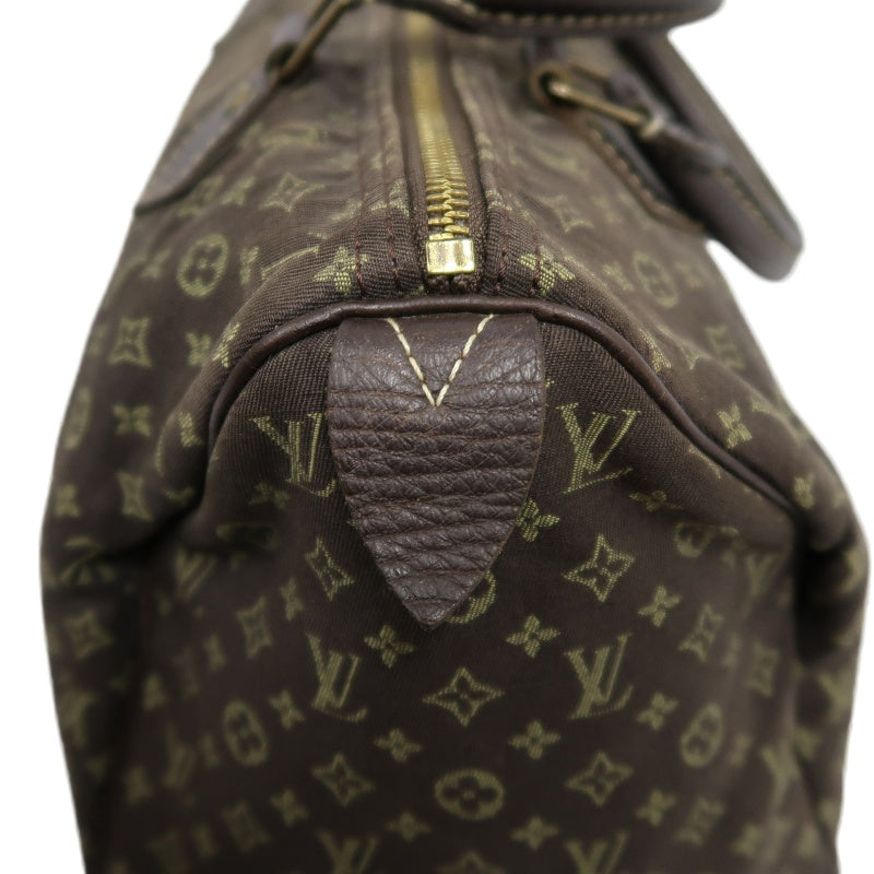 LOUIS VUITTON Speedy 30 Monogram Ideal Handbag Brown Denim