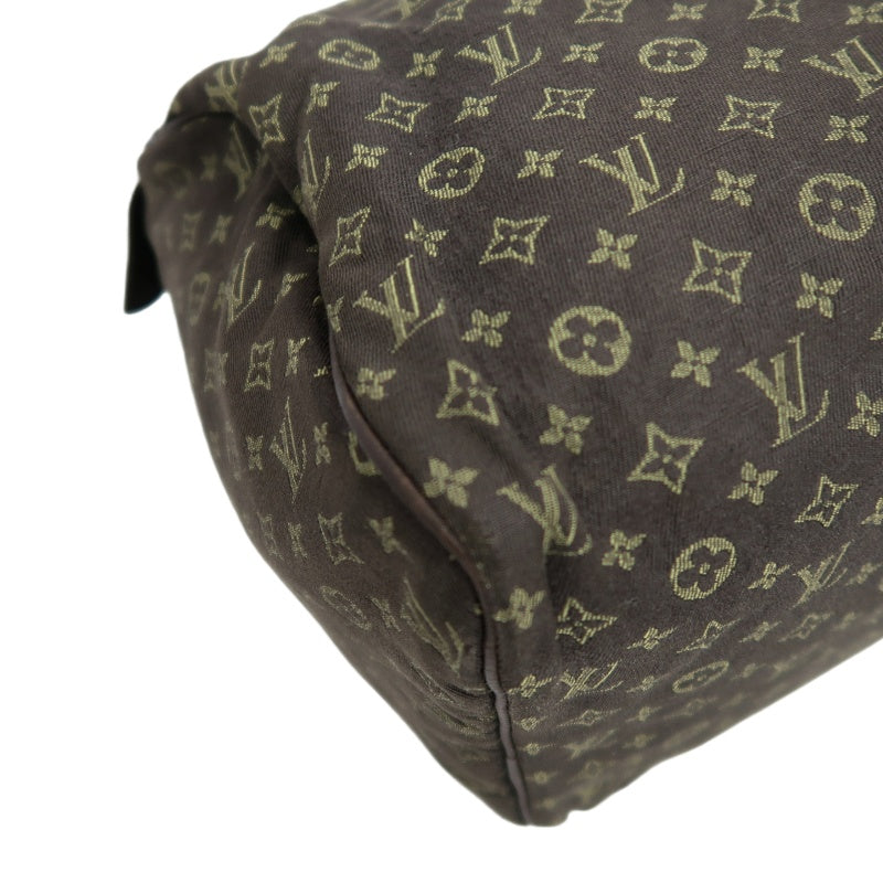 LOUIS VUITTON Speedy 30 Monogram Ideal Handbag Brown Denim