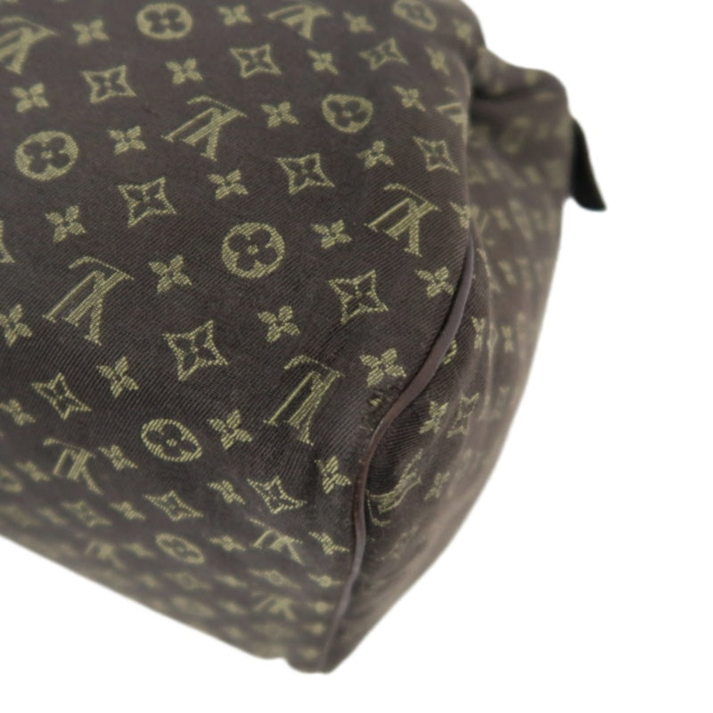 LOUIS VUITTON Speedy 30 Monogram Ideal Handbag Brown Denim