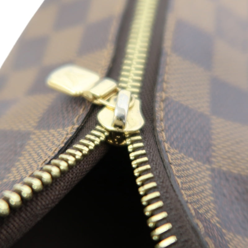 LOUIS VUITTON Brooklyn MM Damier Shoulder Bag Pvc Brown With Dust Bag