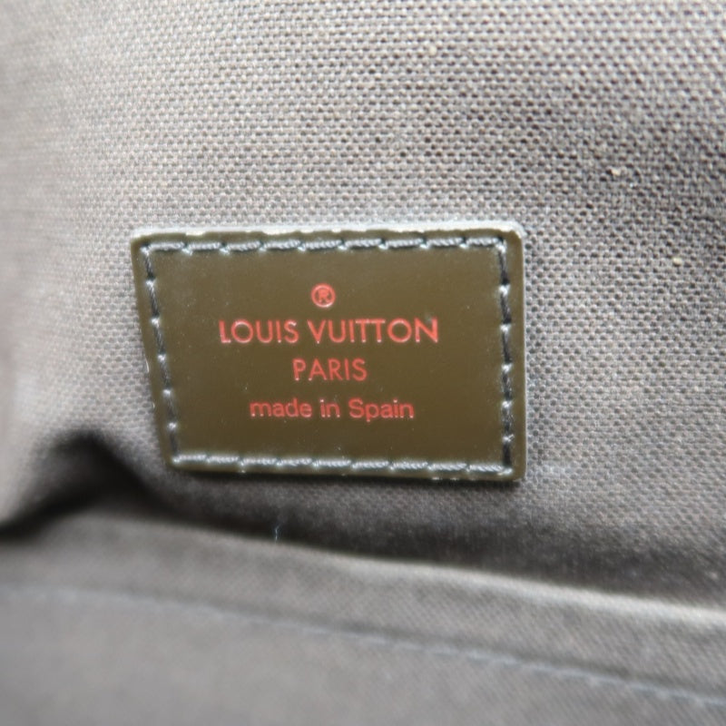 LOUIS VUITTON Brooklyn MM Damier Shoulder Bag Pvc Brown With Dust Bag