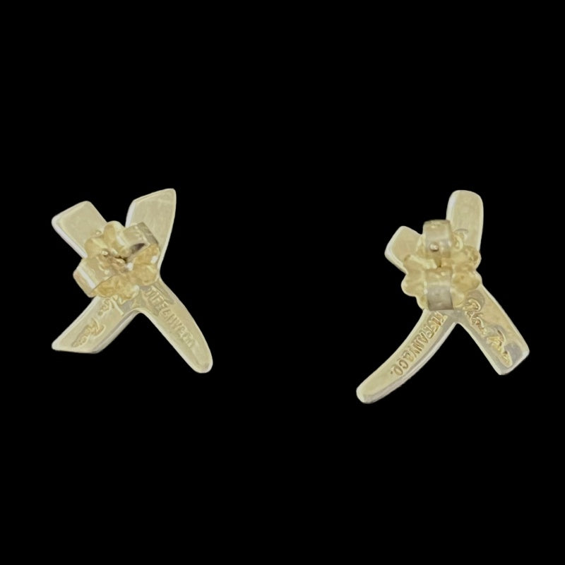 TIFFANY Kiss Earrings, 925 Sterling Silver, includes earring backs