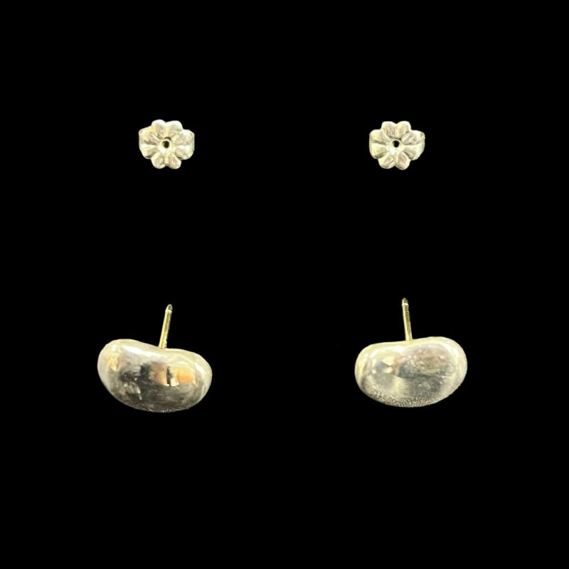 TIFFANY Heart Earrings, 925 Sterling Silver, includes earring backs