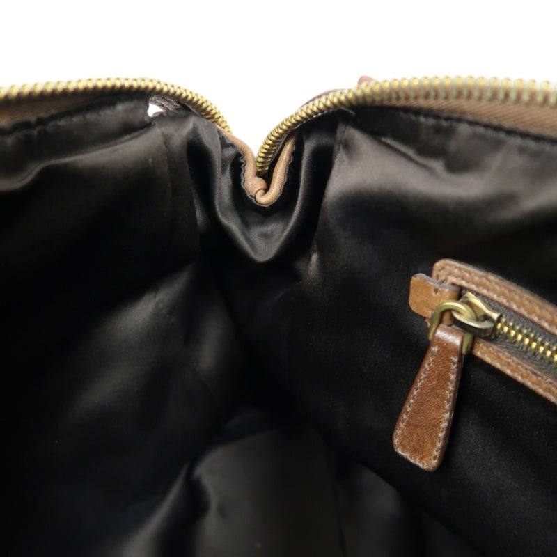 MIUMIU Leather Handbag Brown with Gold Hardware