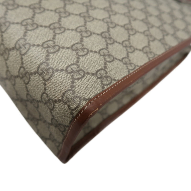 GUCCI GG Supreme Tote Bag Brown