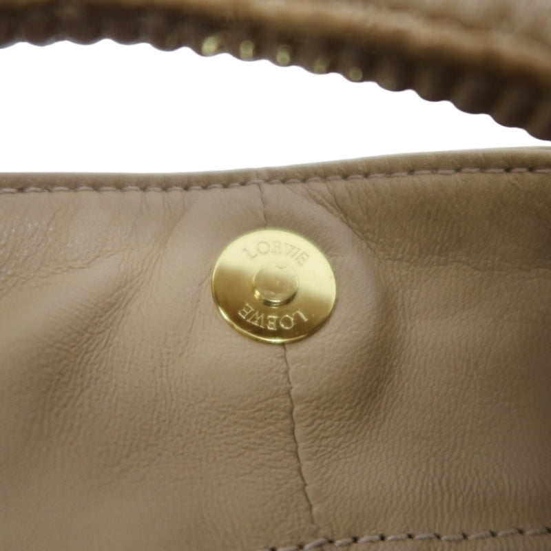 LOEWE Nappa Aire Leather Handbag Beige