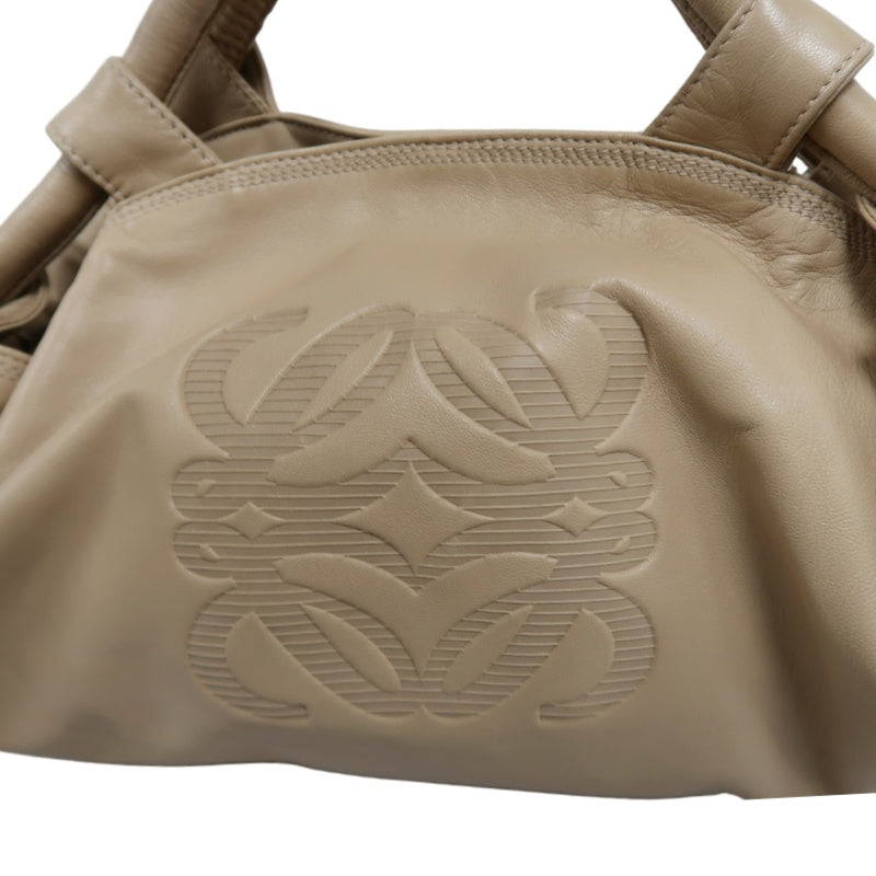 LOEWE Nappa Aire Leather Handbag Beige