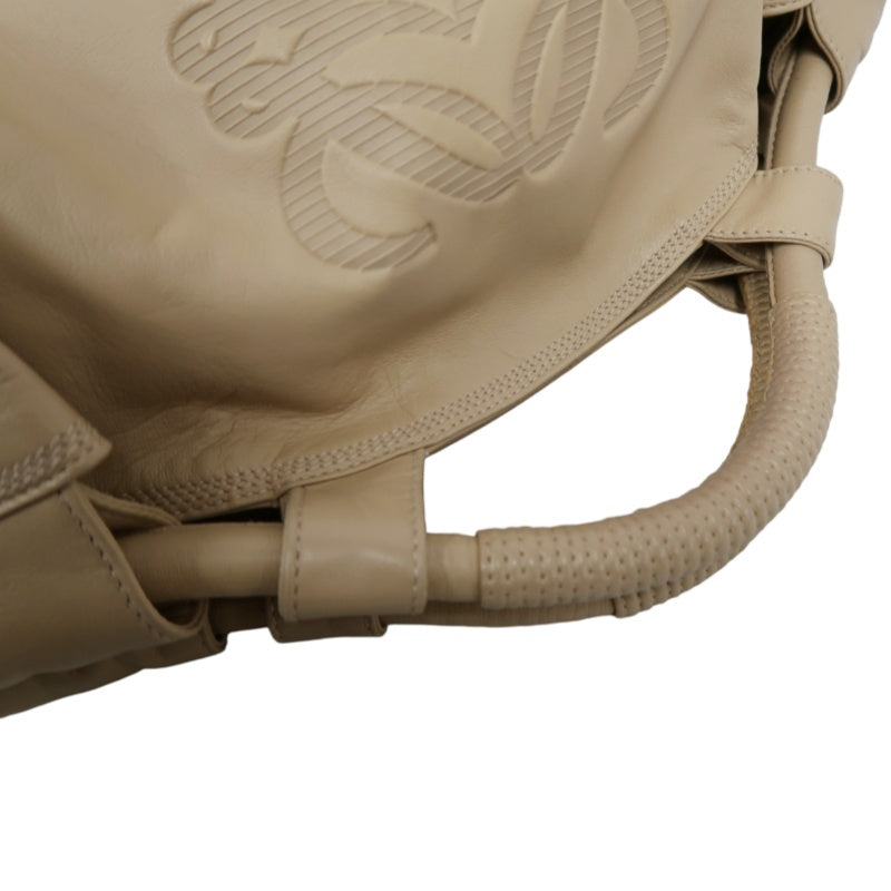 LOEWE Nappa Aire Leather Handbag Beige