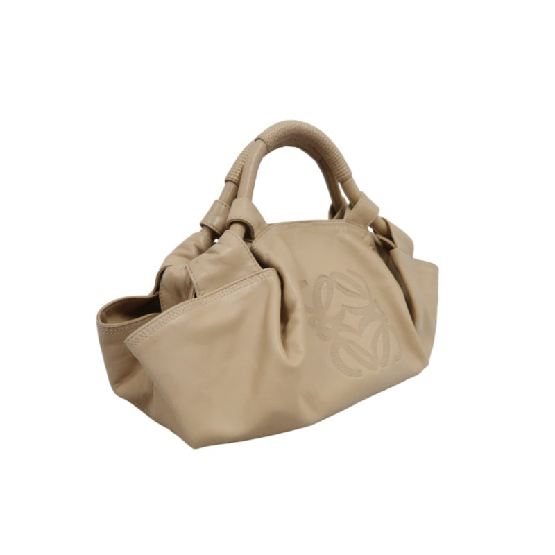 LOEWE Nappa Aire Leather Handbag Beige